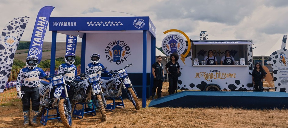 Yamaha uses motocross bikes to mix milkshakes in latest activation